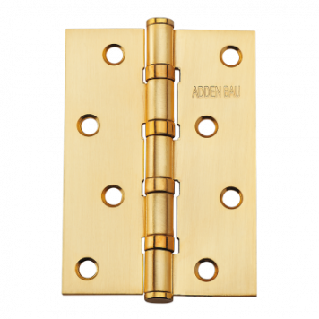 Петля универсальная с четырьмя подшипниками ADDEN BAU. 100X70X2.5 4BB SATIN GOLD (цвет МАТОВОЕ ЗОЛОТО)