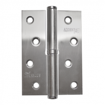 Петля дверная разъемная ADDEN BAU. 100X75X2.5 RIGHT SATIN CHROME (цвет МАТОВЫЙ ХРОМ)