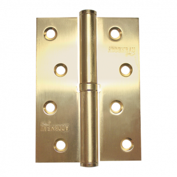 Петля дверная разъемная ADDEN BAU. 100X75X2.5 RIGHT SATIN GOLD (цвет МАТОВОЕ ЗОЛОТО)