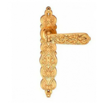 Ручка ARABESCO S.GOLD (PS) (на планке проходная, матовое золото)