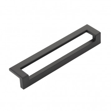 Ручка для раздвижных и распашных дверей 8704-128-MB 128MM (чёрный, 1 шт)