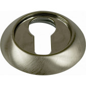 Накладка на ключевой цилиндр SILLUR CL S.CHROME (матовый хром, круглое основание)