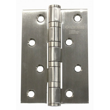 Универсальная петля SILLUR A010-C 100X70X3-4BB S.CHROME (матовый хром)