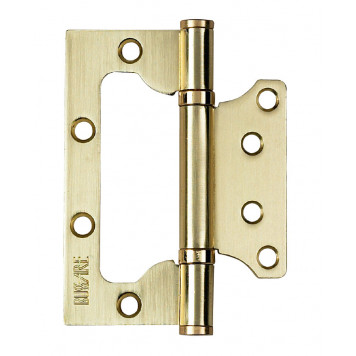 Петля накладная без врезки B020-U 100X75X2.5-2BB-1SG (матовое золото)