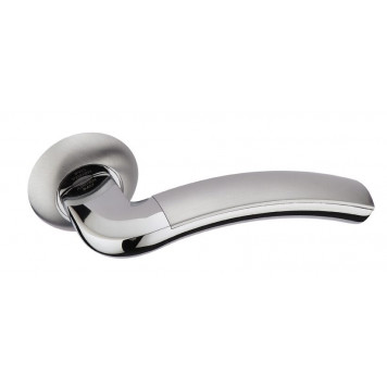 Ручка со сменными накладками ADDEN BAU. TWIN A127-02 CHROME (цвет МАТОВЫЙ ХРОМ / ХРОМ БЛЕСТЯЩИЙ)