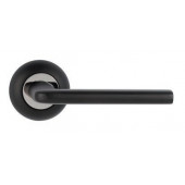 Ручка дверная ESCUR EURO/FIN E-21-01 BLACK (чёрный матовый)