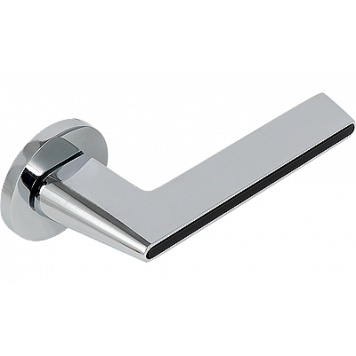 Ручка ADDEN BAU RIVER S-486 CHROME / BLACK (цвет ХРОМ БЛЕСТЯЩИЙ/ЧЁРНАЯ ВСТАВКА)