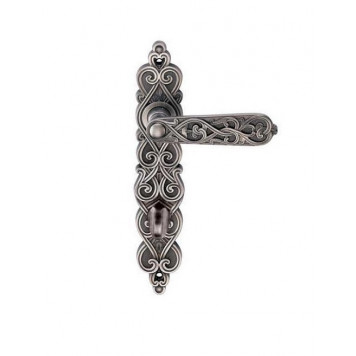Ручка ARABESCO BL. SILVER (OL) (на планке с завёрткой, чернёное серебро)