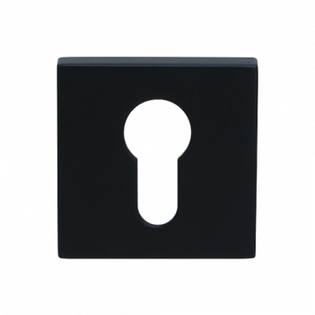 Накладка на ключевой цилиндр SILLUR CL-L M.BLACK (Чёрный, антибактериальное покрытие)